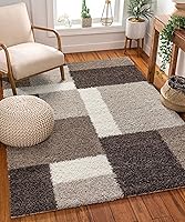 Vista 7 de Well Woven Madison Shag Cubes - Alfombra geométrica moderna de 2 pies 3 pulgadas x 7 pies 3 pulgadas