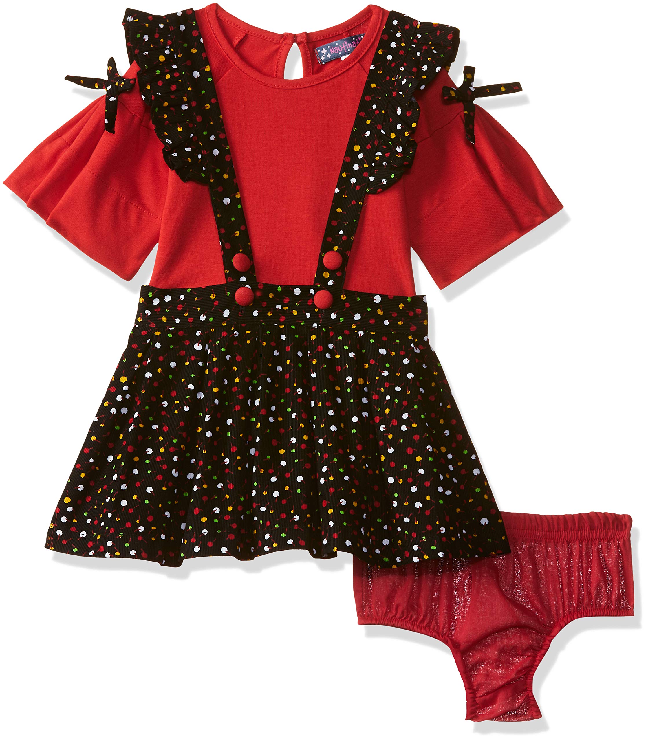 Nauti Nati Baby Girls' Dungaree