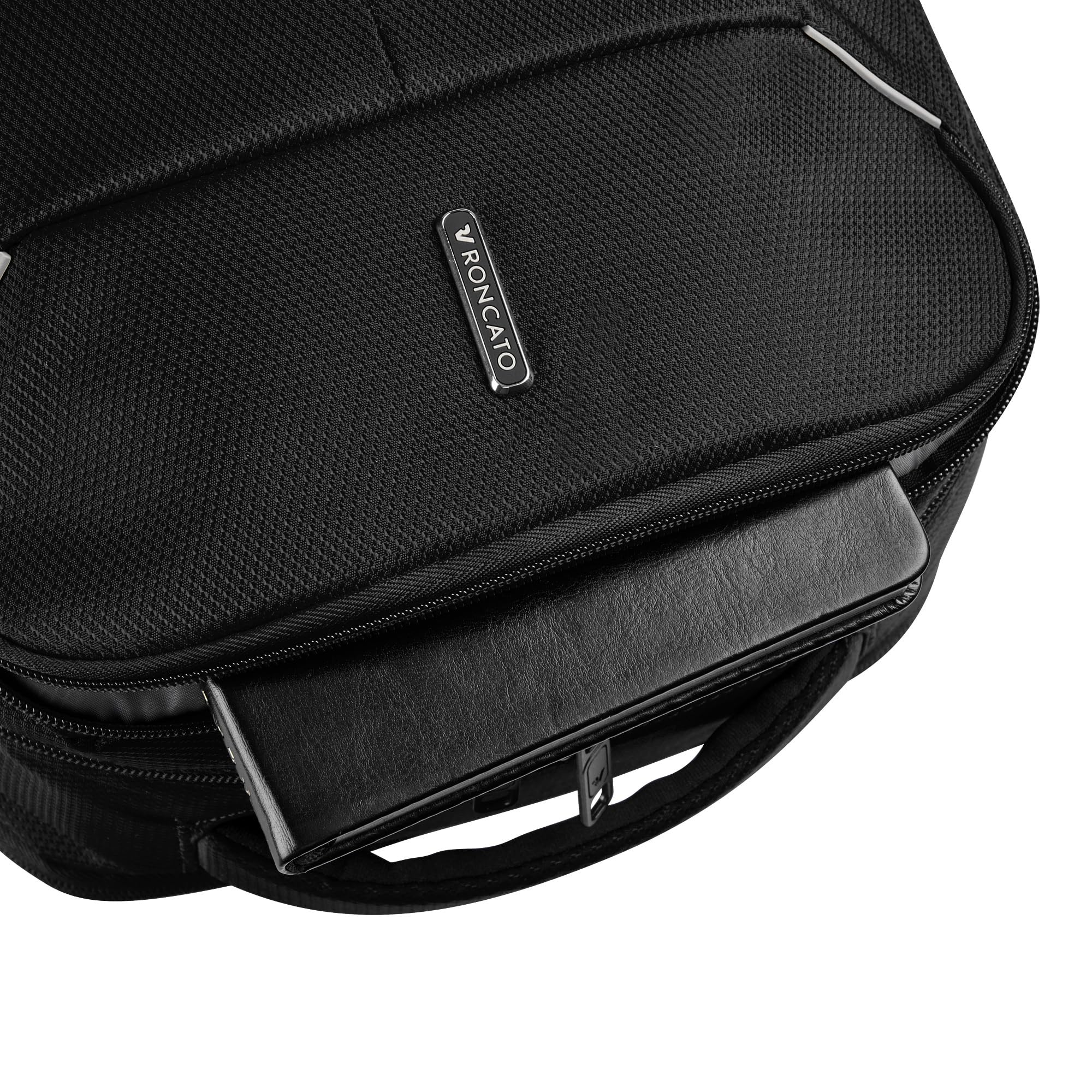Roncato IRONIK 2.0 Ryanair Zaino da viaggio 40x25x15/20 cm Espandibile - Nero