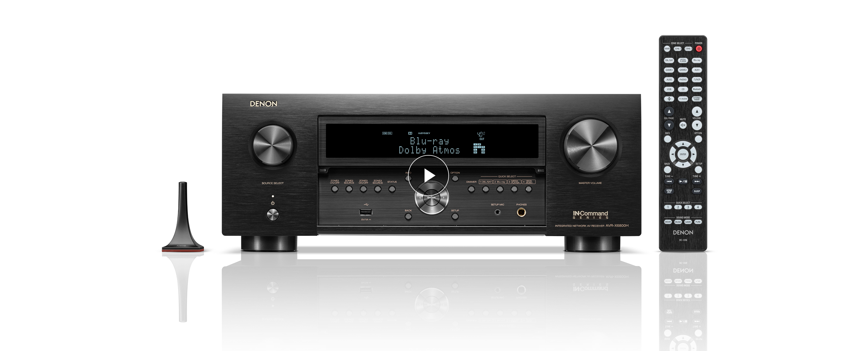 Amazon.com: Denon AVR-X6800H 11.4 Channel AV Receiver - 140W/Ch