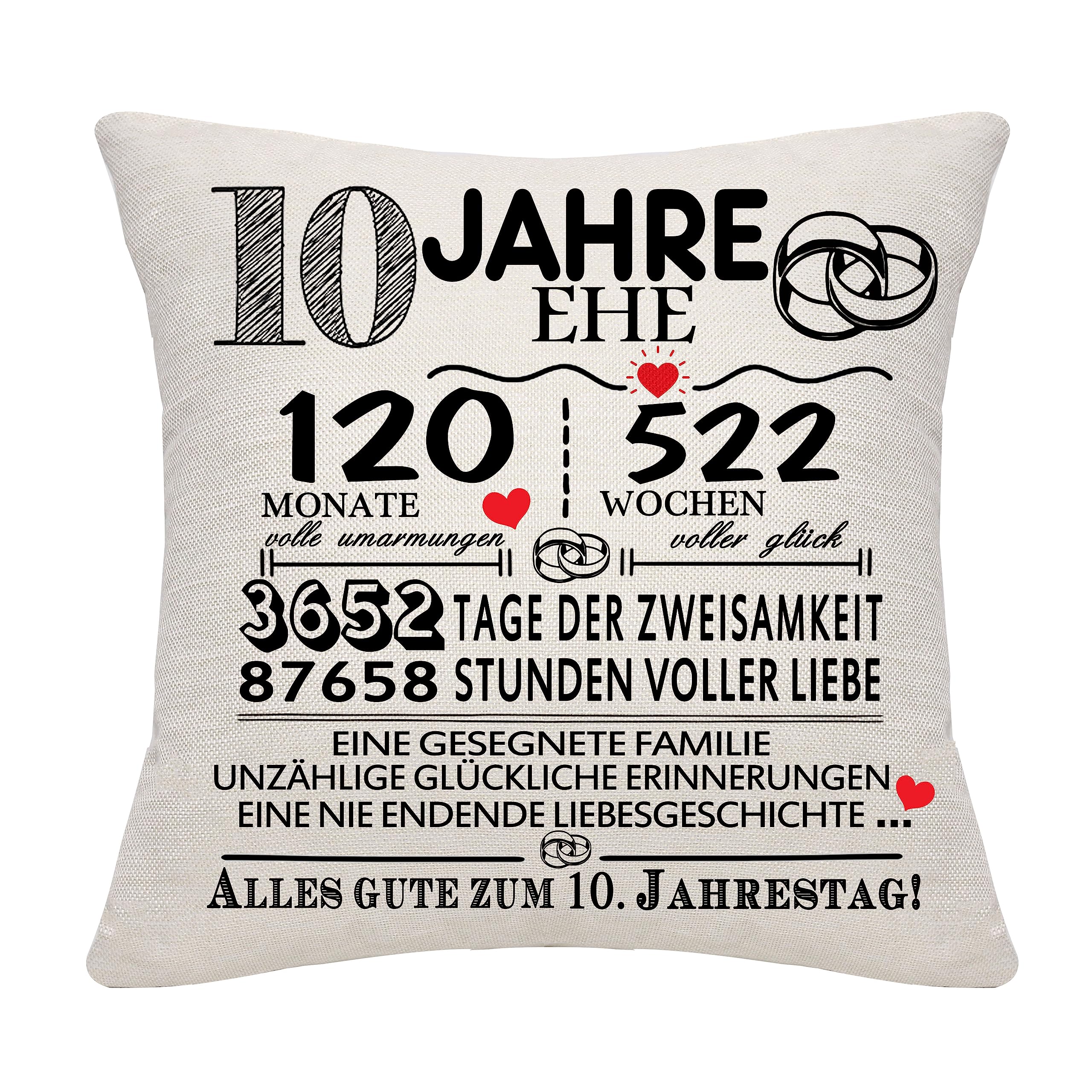Bommex Geburtstagsgeschenk Geschenk Geburtstag Dekorationen für Frauen Männer Mädchen Jungen Kissenbezüge Zierkissenbezüge für Geburtstag Happy Birthday Geschenk