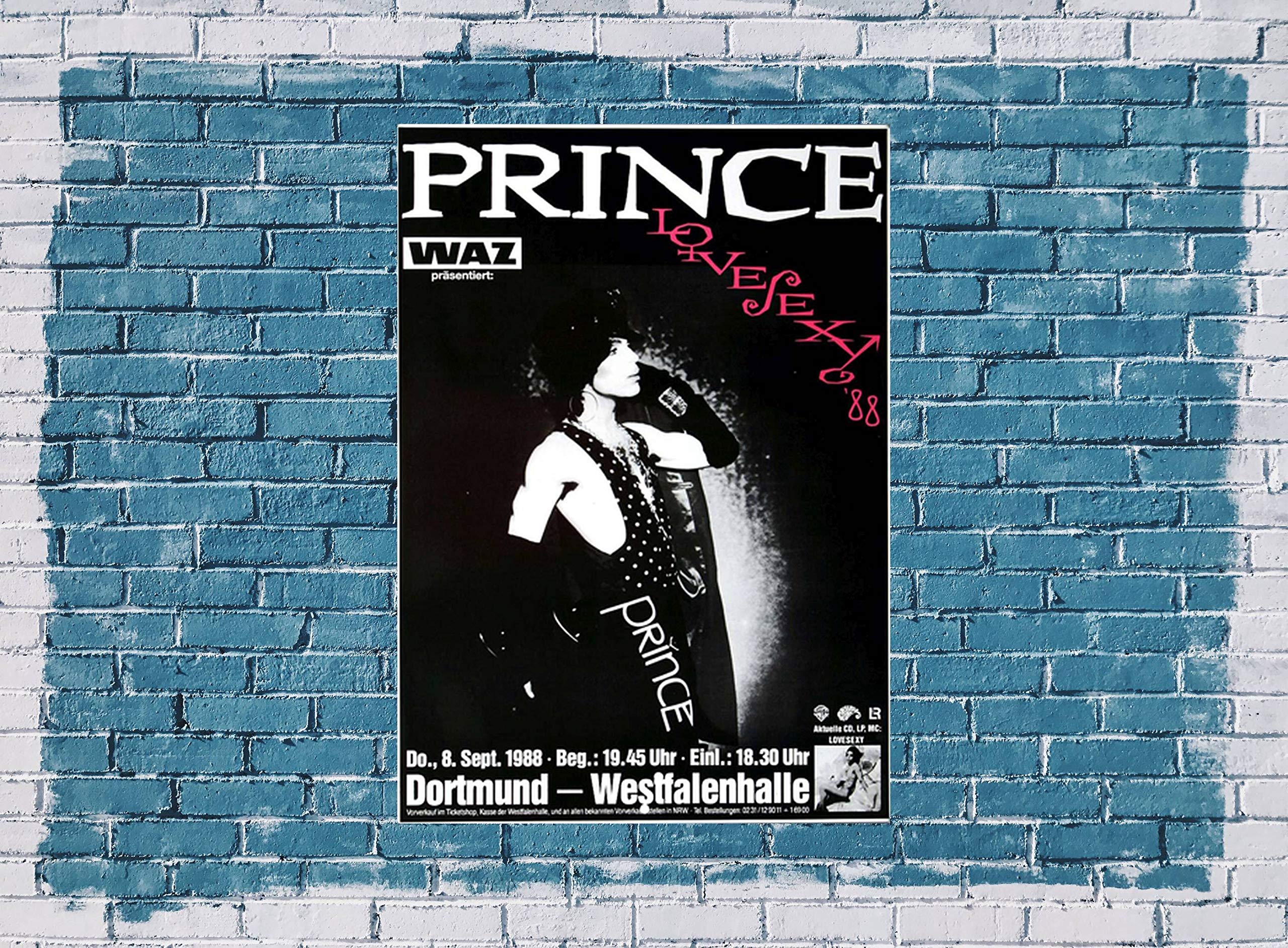 Prince - Lovesexy, Dortmund 1988 » Konzertplakat/Premium Poster | Live Konzert Veranstaltung | DIN A1 «