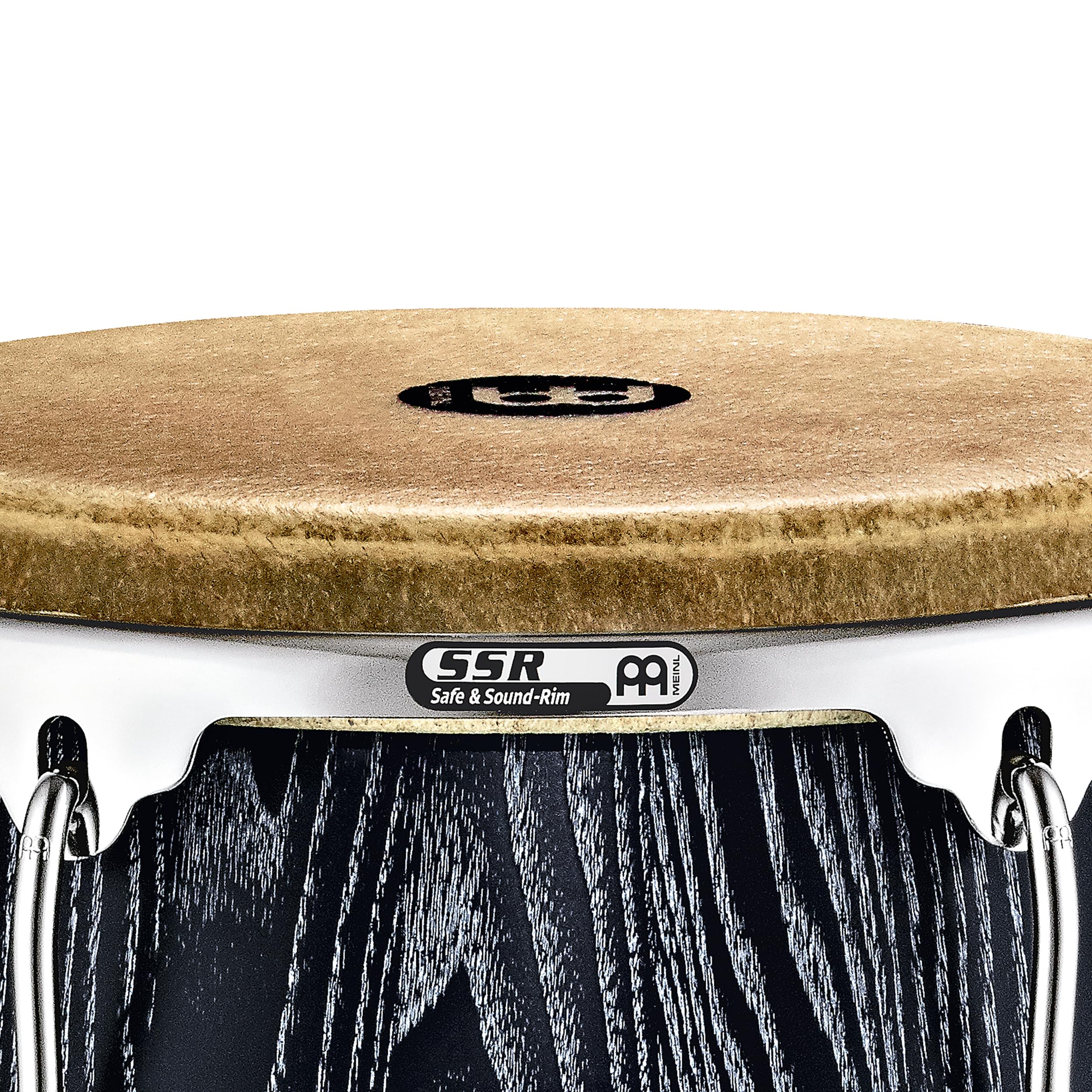 Meinl Percussion WCO1134VBK-M Conga Serie Woodcraft de 11.75 pulgadas, color negro
