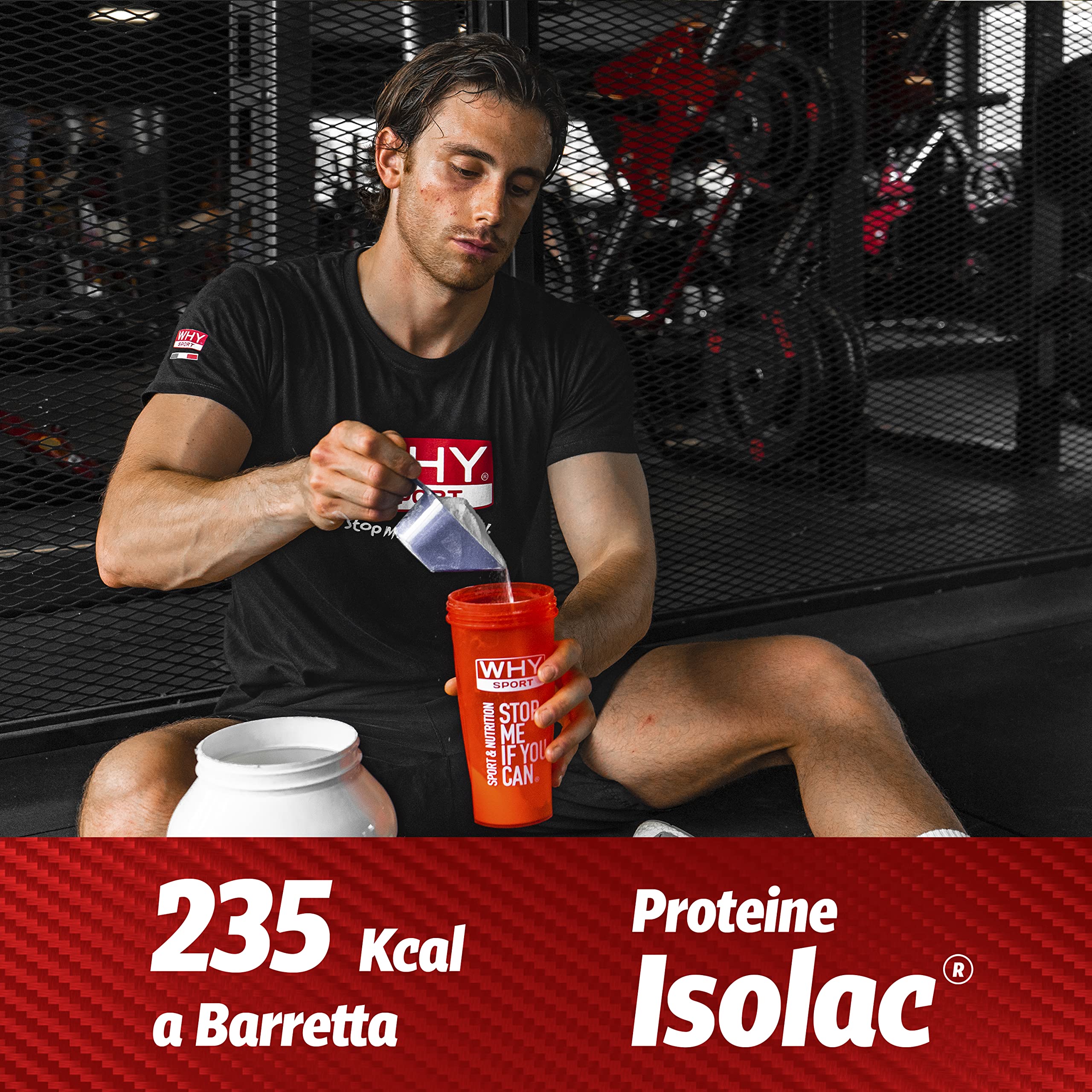 WHY SPORT PERFECT BAR - 28 Barrette Proteiche con Proteine Isolate - Snack Proteici (Cioccolato Caramello)