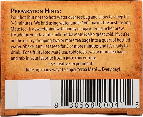 Vista 9 de The Mate Factor Yerba Mate Energizing Mate & Grain Bebida, tostado oscuro, 12 onzas