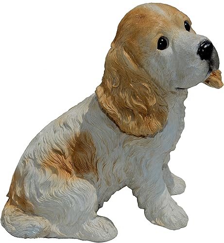 Miniatura 3 de Michael Carr Designs Cavalier King Charles Spaniel Puppy S Outdoor Puppy S - Figura de perro para jardines, patios y césped (80092)