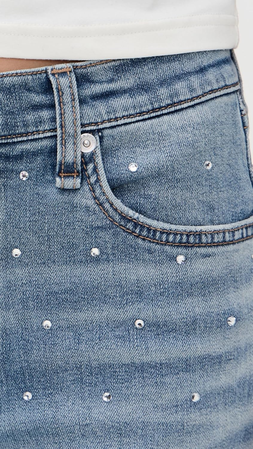 rag & bone Women's Harlow Ankle Straight Jeans