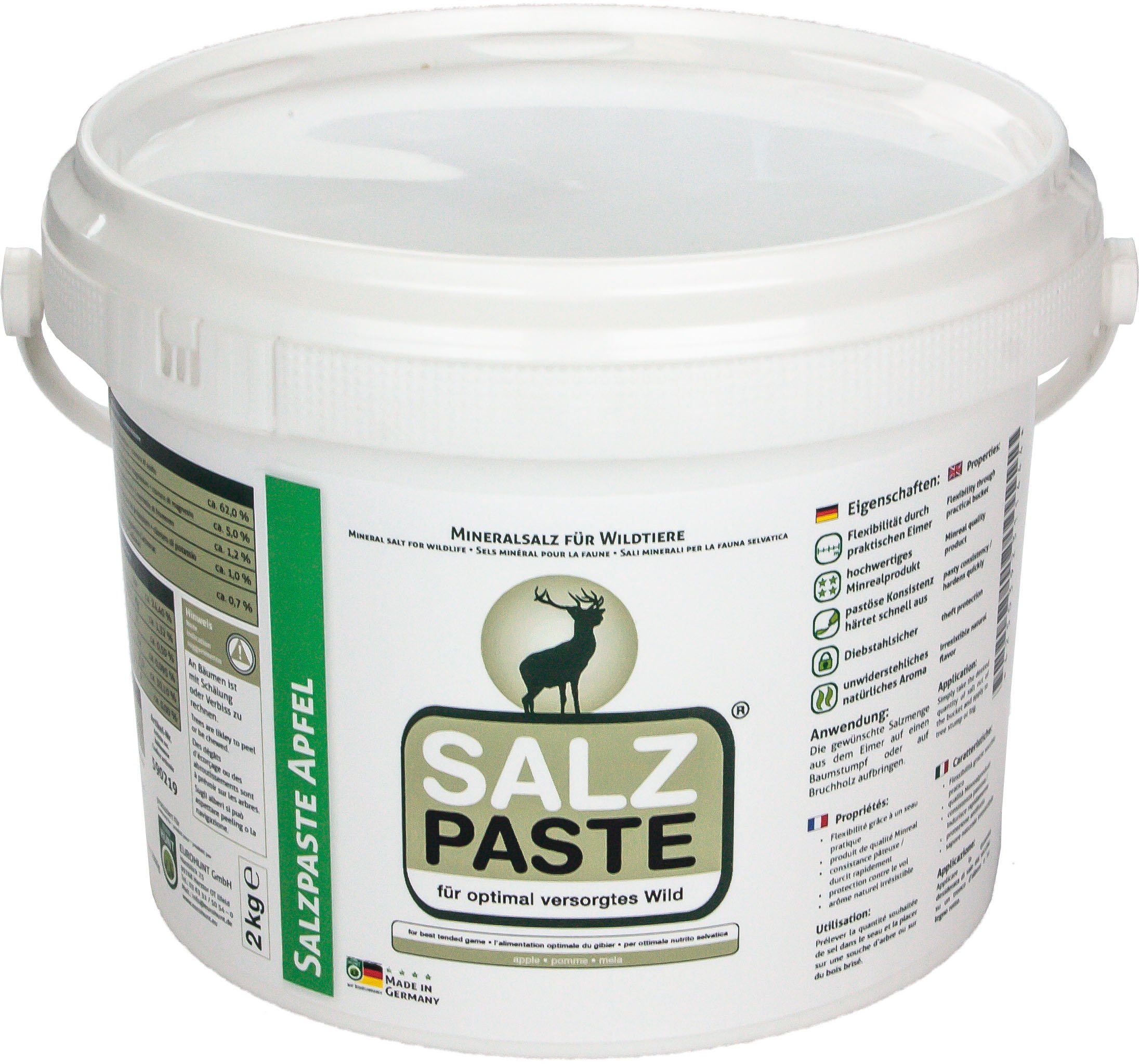 EUROHUNT, Pasta di Sale, Aroma: Mela, 2 kg
