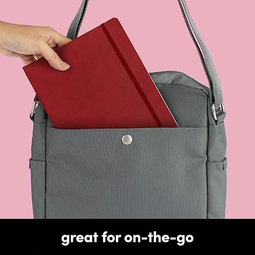 Miniatura 7 de PAPERAGE Cuaderno de tapa blanda con rayas (coñac), 176 páginas, cuaderno de rayas universitarias, grande de 7.6 x 10 pulgadas, papel de alta