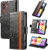 Vista 251 de Funda para Honor X7, Funda para Honor Play 30+ Plus Funda de piel sintética con ranuras para tarjetas Funda con soporte abatible Rojo