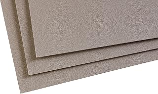 Ref 197023C - Pastelmat Card Sheets (Pack of 5 Sheets) - 360gsm Card - 24 x 32cm - Dark Grey Colour - Specially Formulated For Use With Pastels