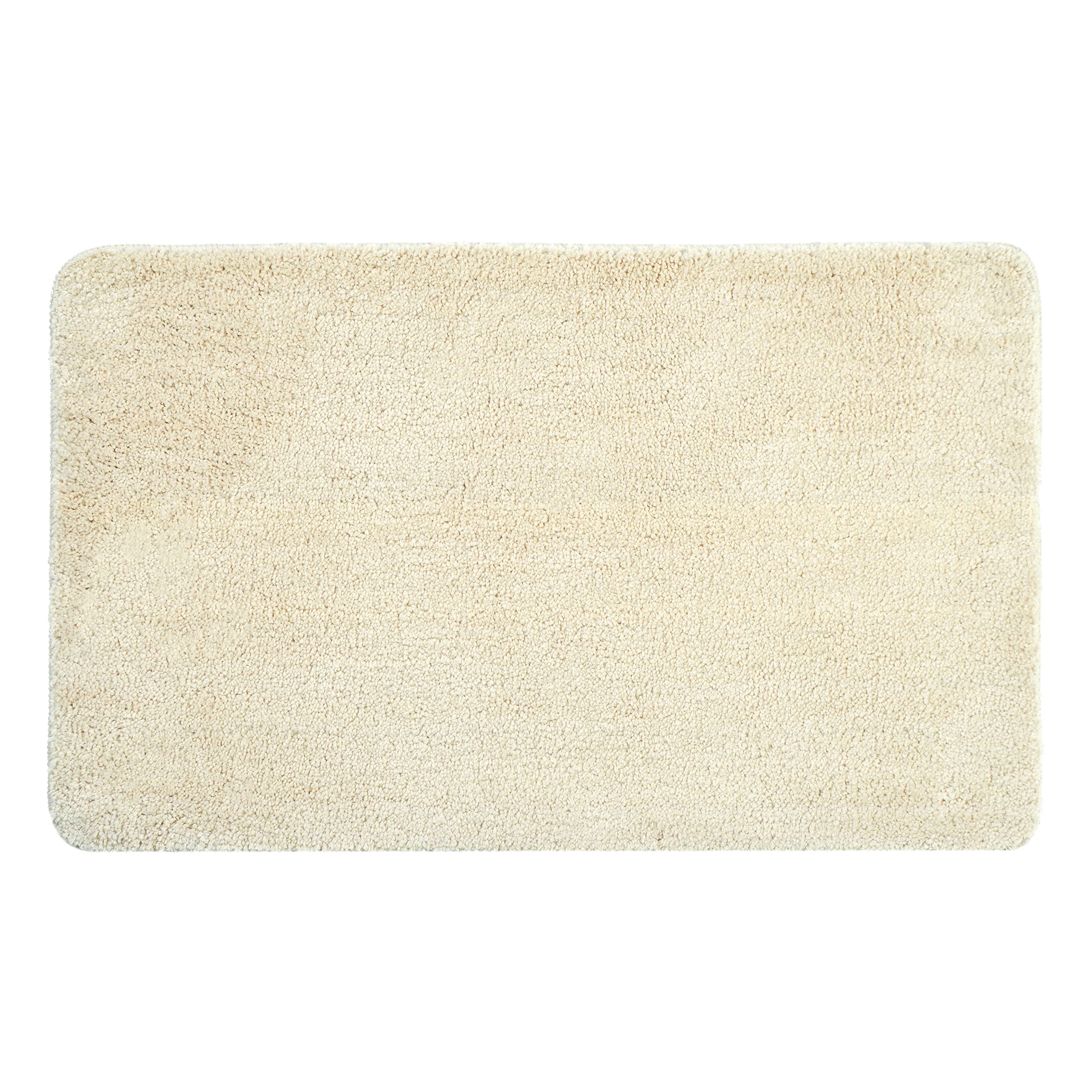 Allure Microfibre Bath Mat - Cream - Polyester/Latex - 1