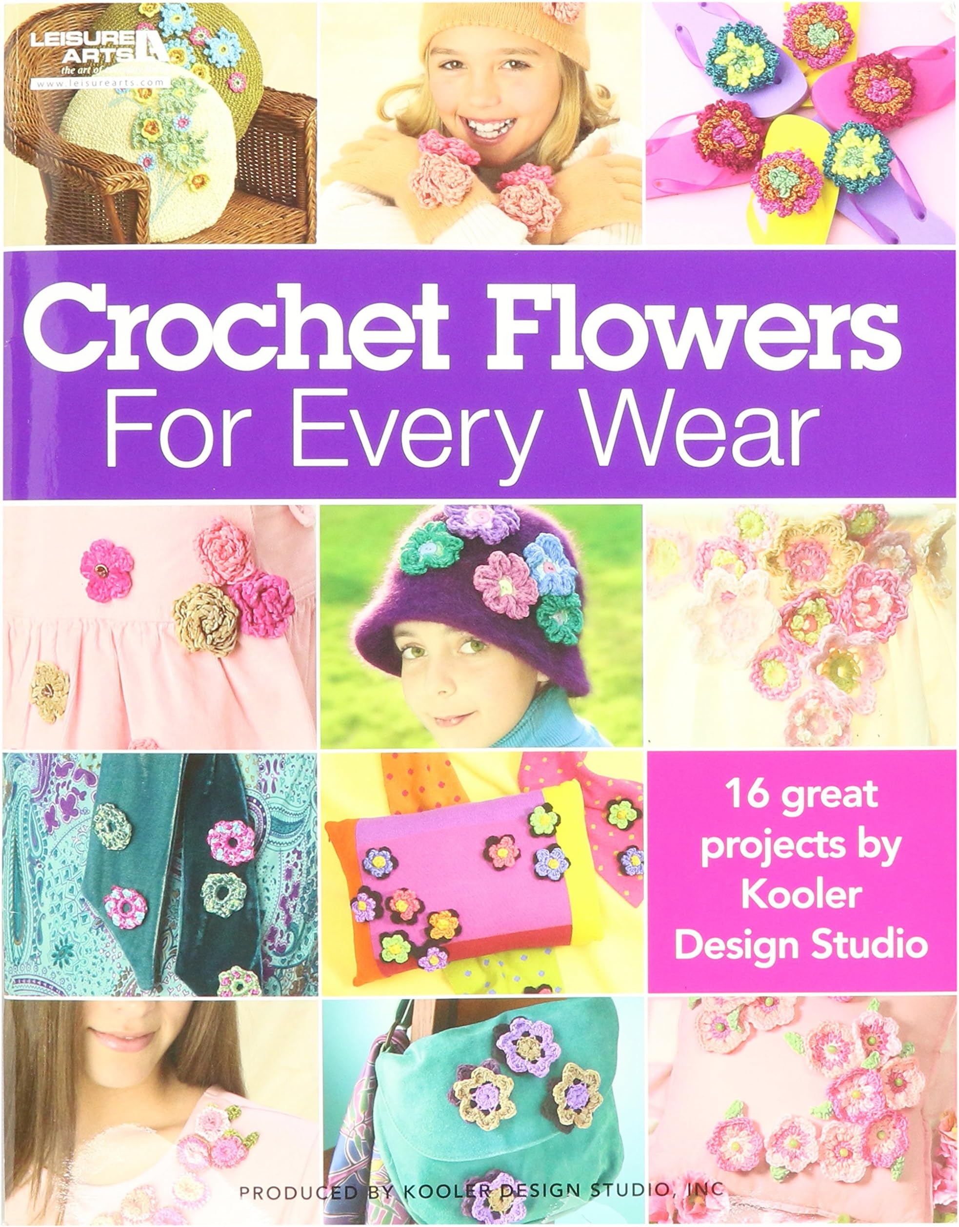 LEISURE ARTSCrochet Flowers for Every Wear