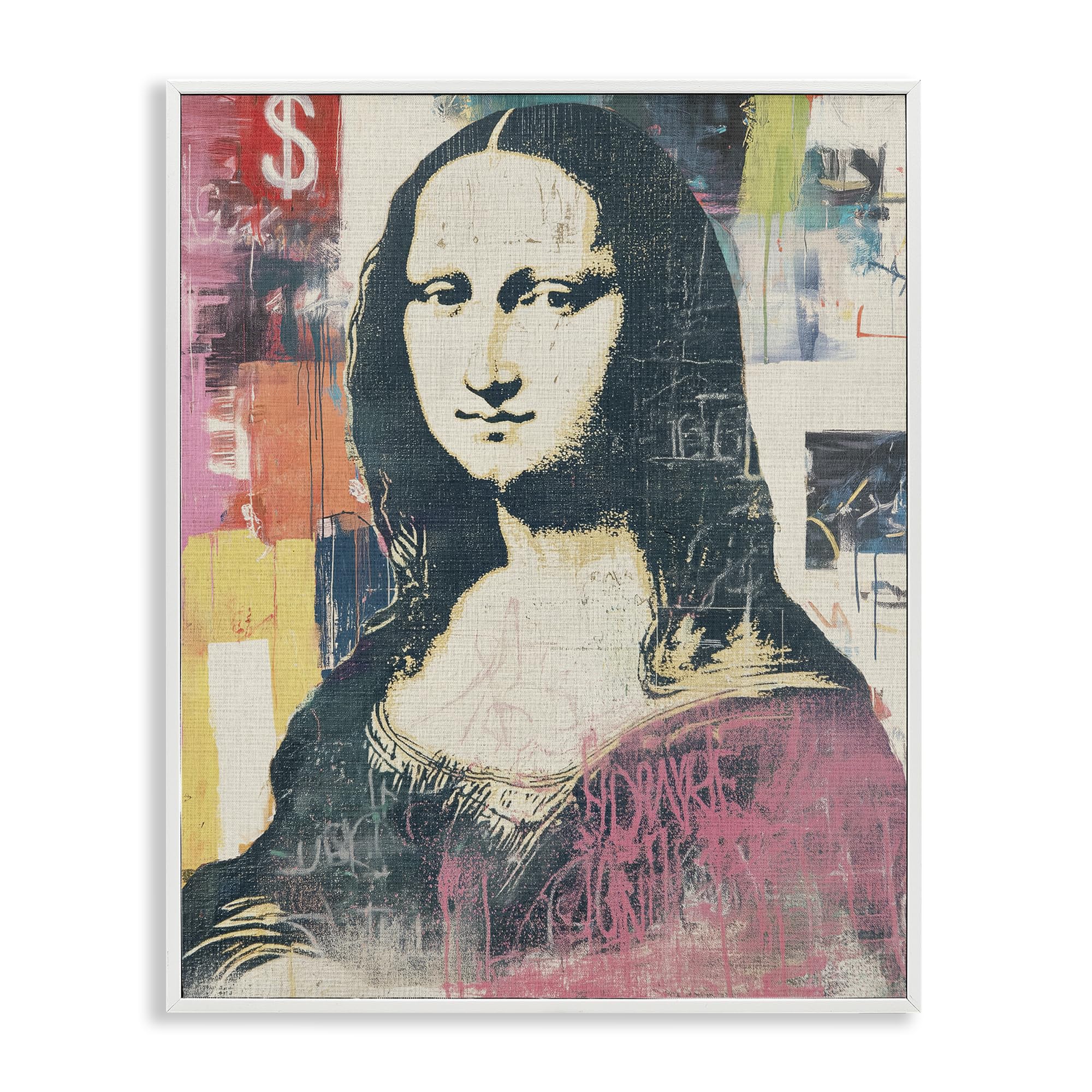 Poster urbain Renaissance Stupell Industries cadre blanc 16x20 art mural finition premium