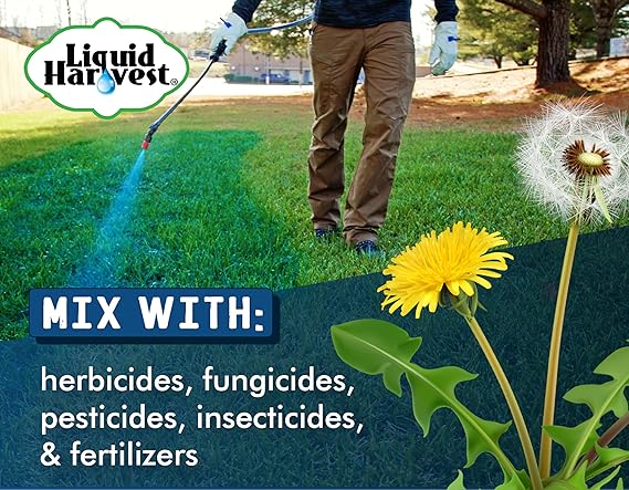 Pro Crabgrass & Grassy Weed Killer 64 Ounces- 18.92% Quinclorac | Lazer Blue Spray Pattern Indicator 8 Ounces | Non-Ionic Surfactant 16 Ounces