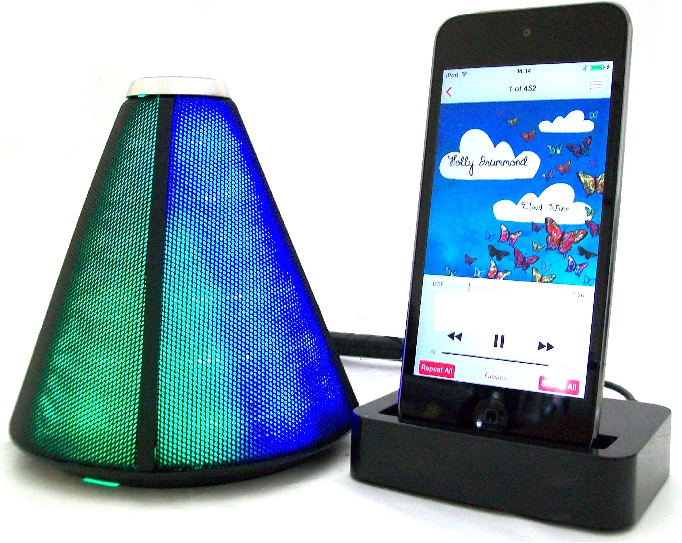LED X-Pulse Speaker with Bluetooth & Dock Station for iPod touch 5th & 6th Gen (iPod Touch 5th & 6th Gen)