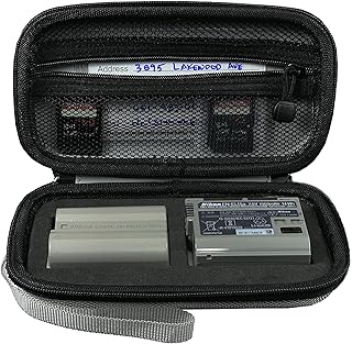Batteries + Cards Case compatible with Nikon EN-EL15 batteries + memory cards (Blue)
