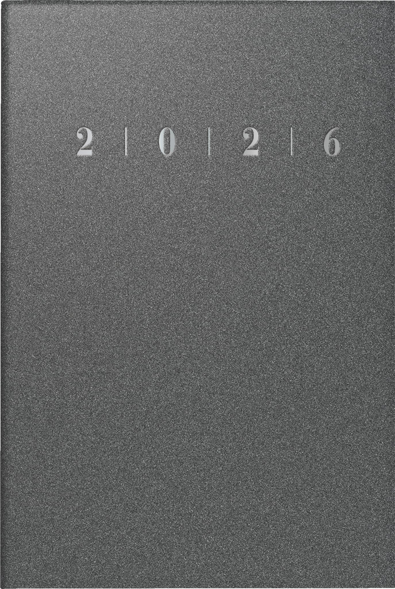 rido/idé Pocket Calendar Model Partner/Industry I '26 | A7, Plastic, Anthracite