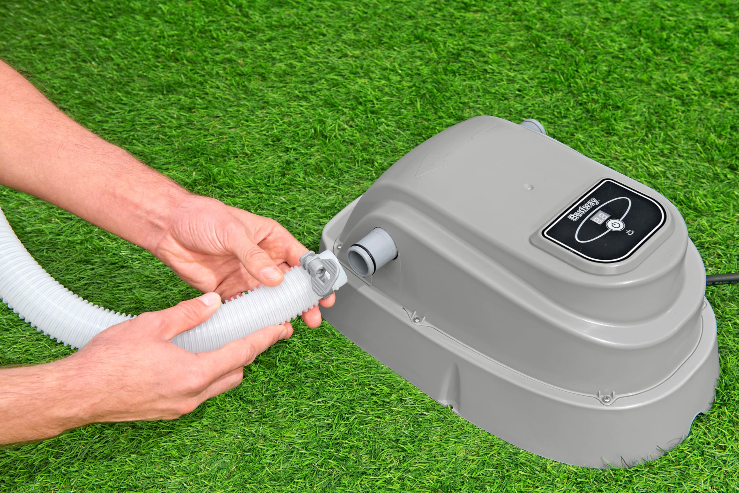 Bestway Poolheizung 2.800 W Digital gesteuert für Pools 1.520-17.035 l 40 °C