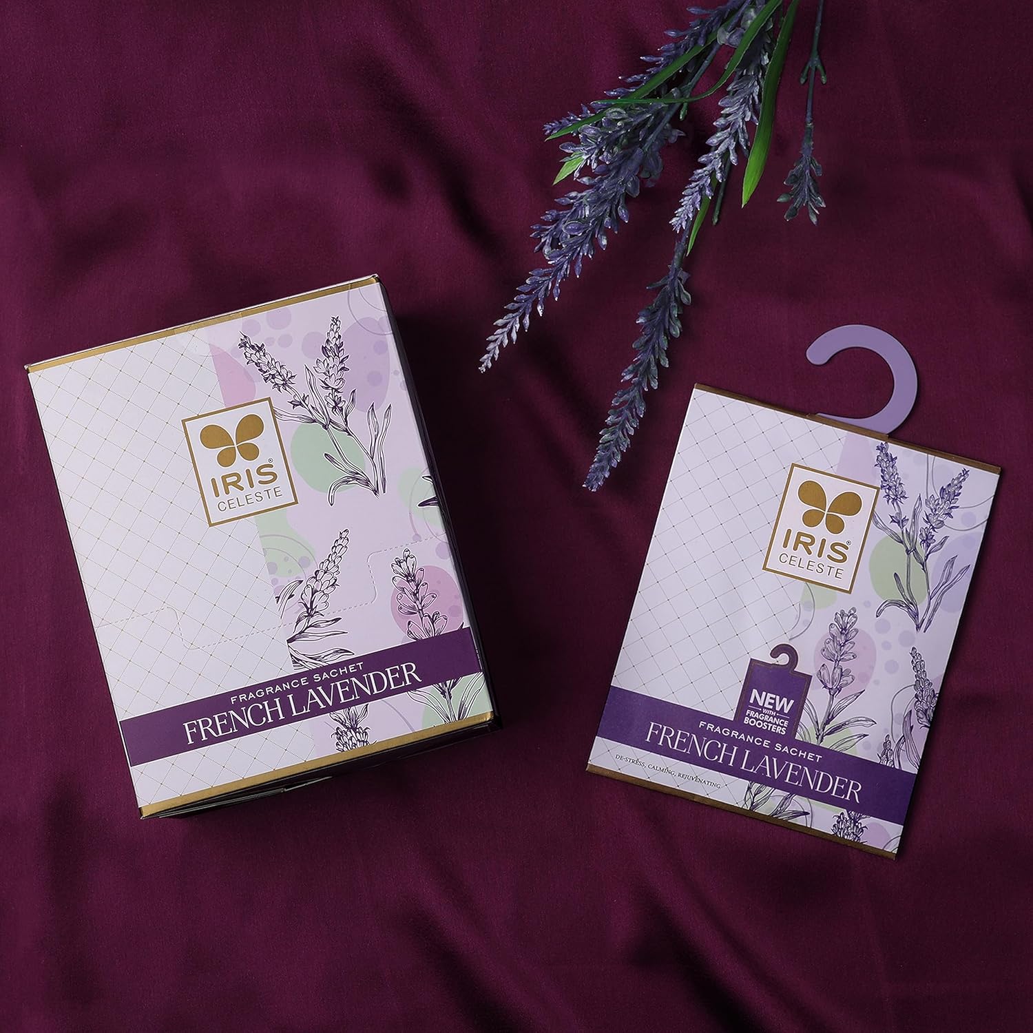 Iris Celeste Fragrance Sachet, Fragrance French Lavender 15g Sachet Amazon.in Home & Kitchen