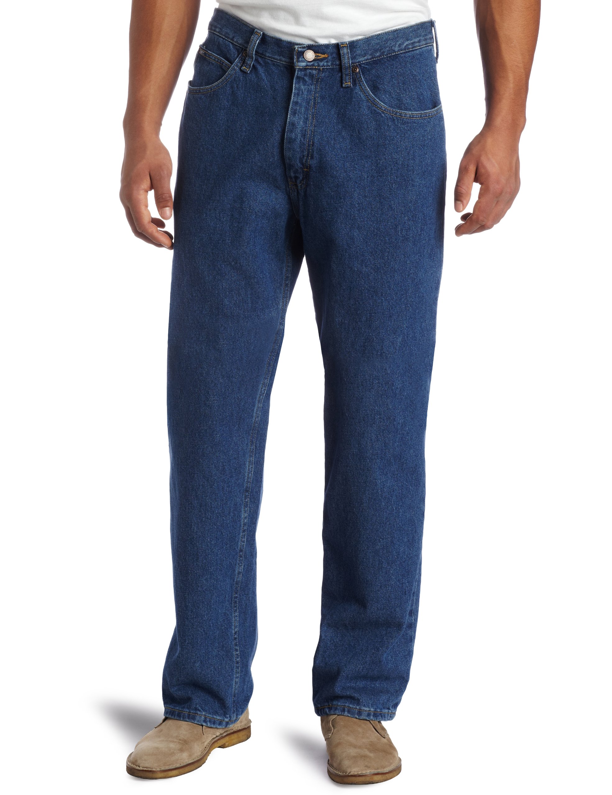 Lee Uniforms Men's Relaxed Fit Straight Leg Jeans