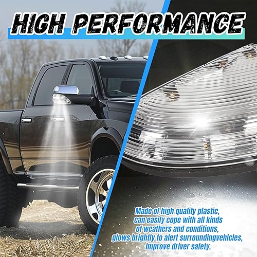 Miniatura 10 de ECOTRIC Luz de señal de giro para espejo izquierdo compatible con Dodge Ram 1500 2009-2013 y 2010-2013 2500 LH del lado del conductor del lado del
