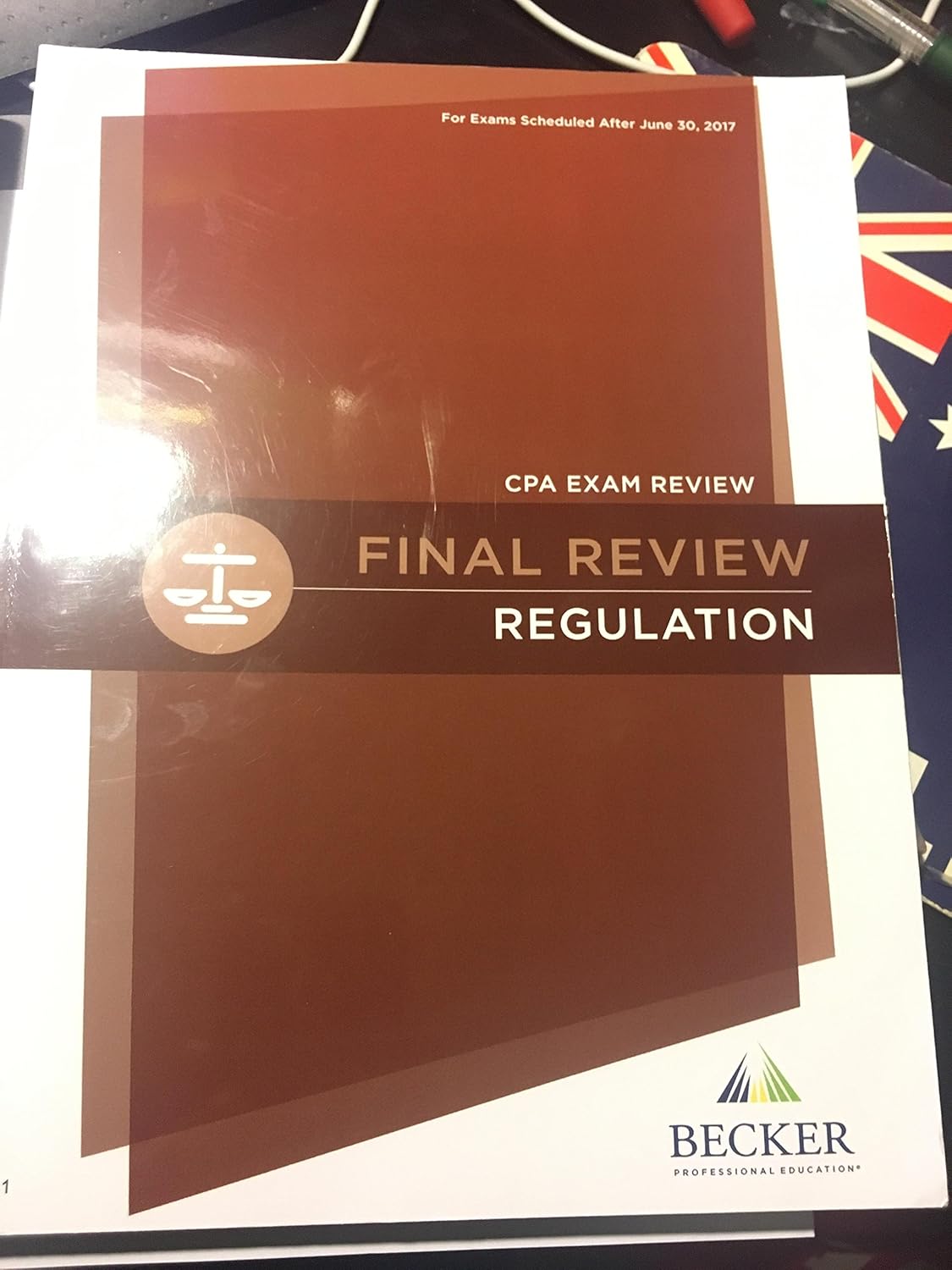 CPA FINAL REVIEW REGULATION V 3.1 BECKER REG Becker 9781943628360