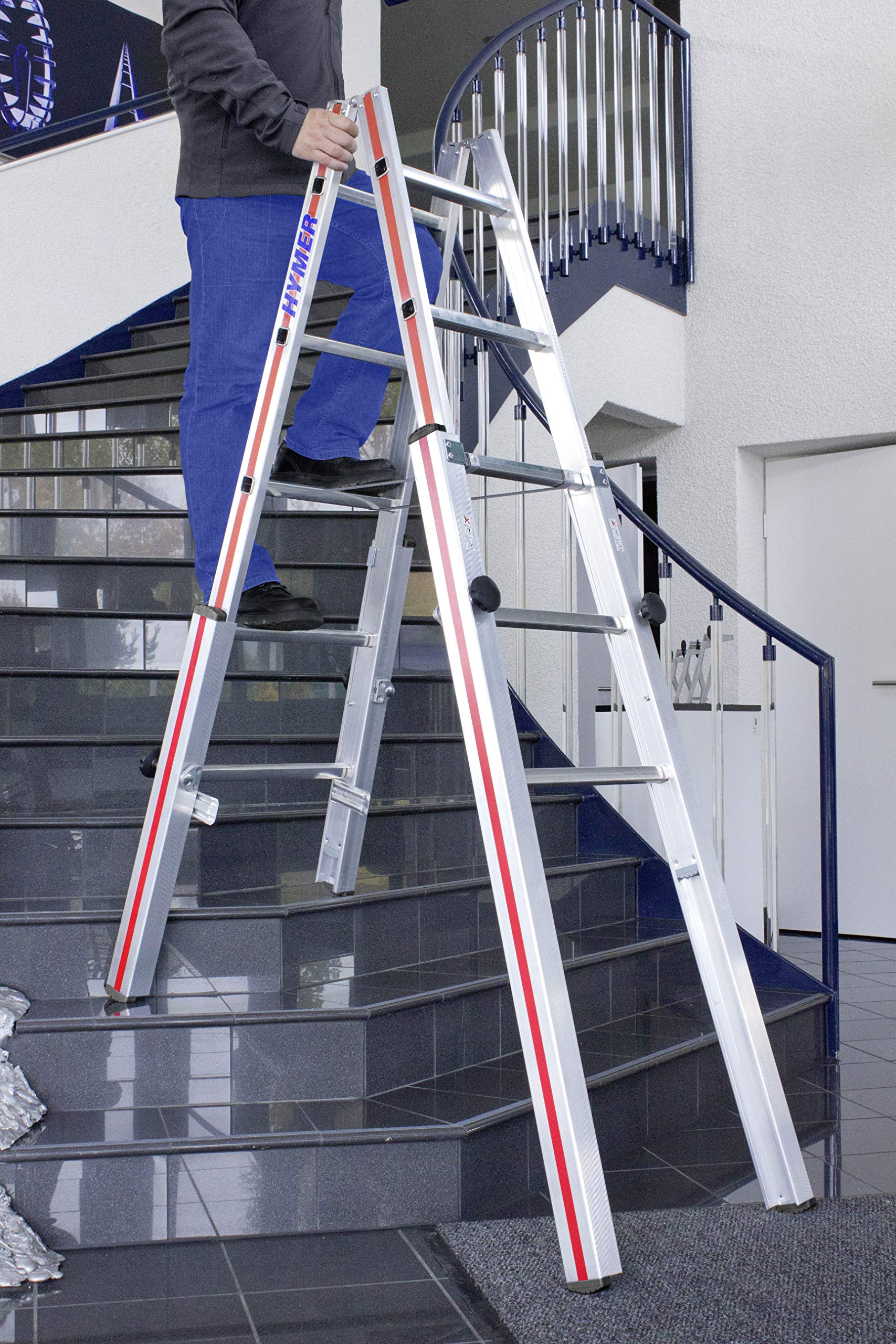 Hymer escalier échelle double, 2 x 5 échelons, 412310