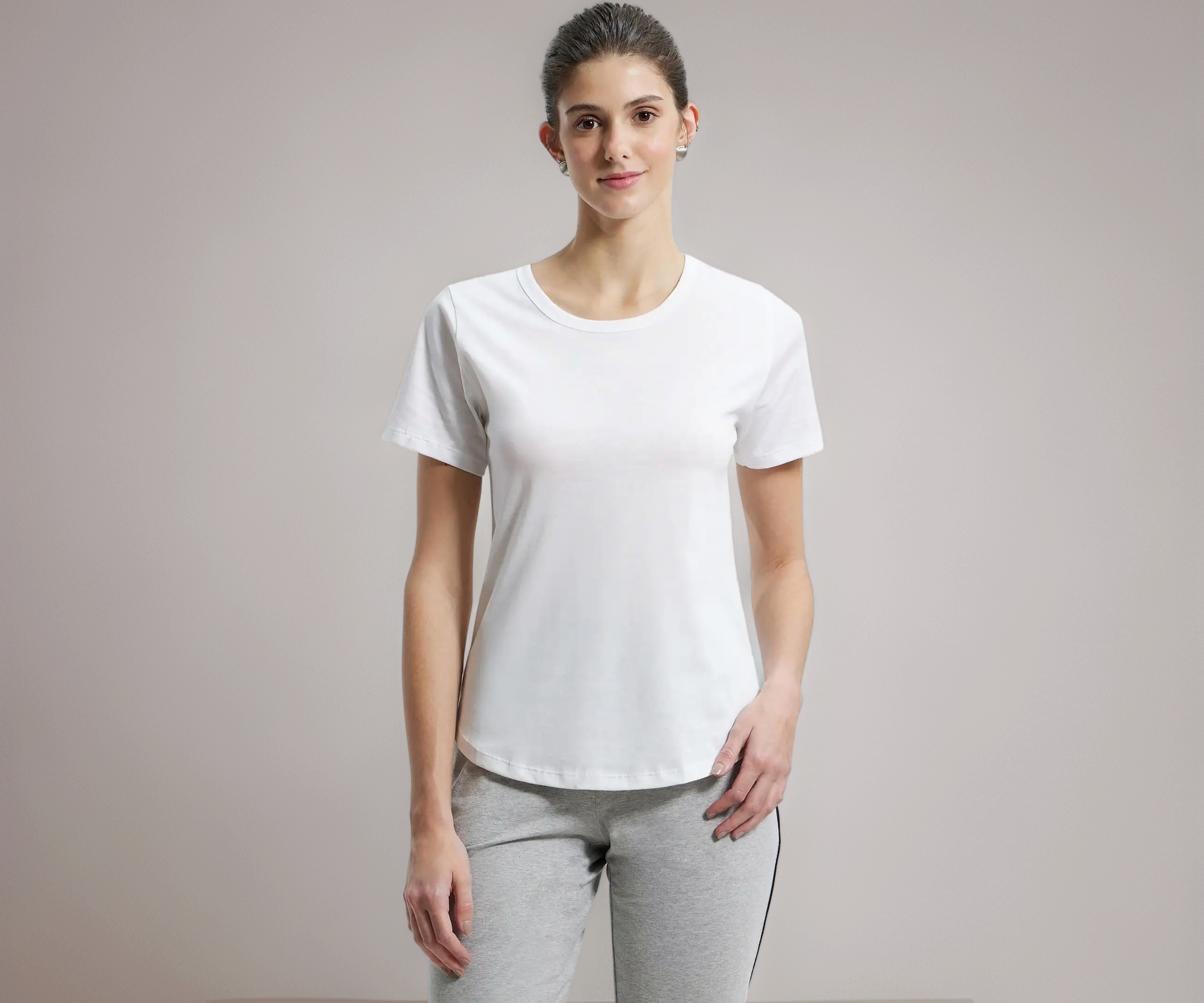 Jockey AW88 Women's Cotton T-Shirt - Image 1