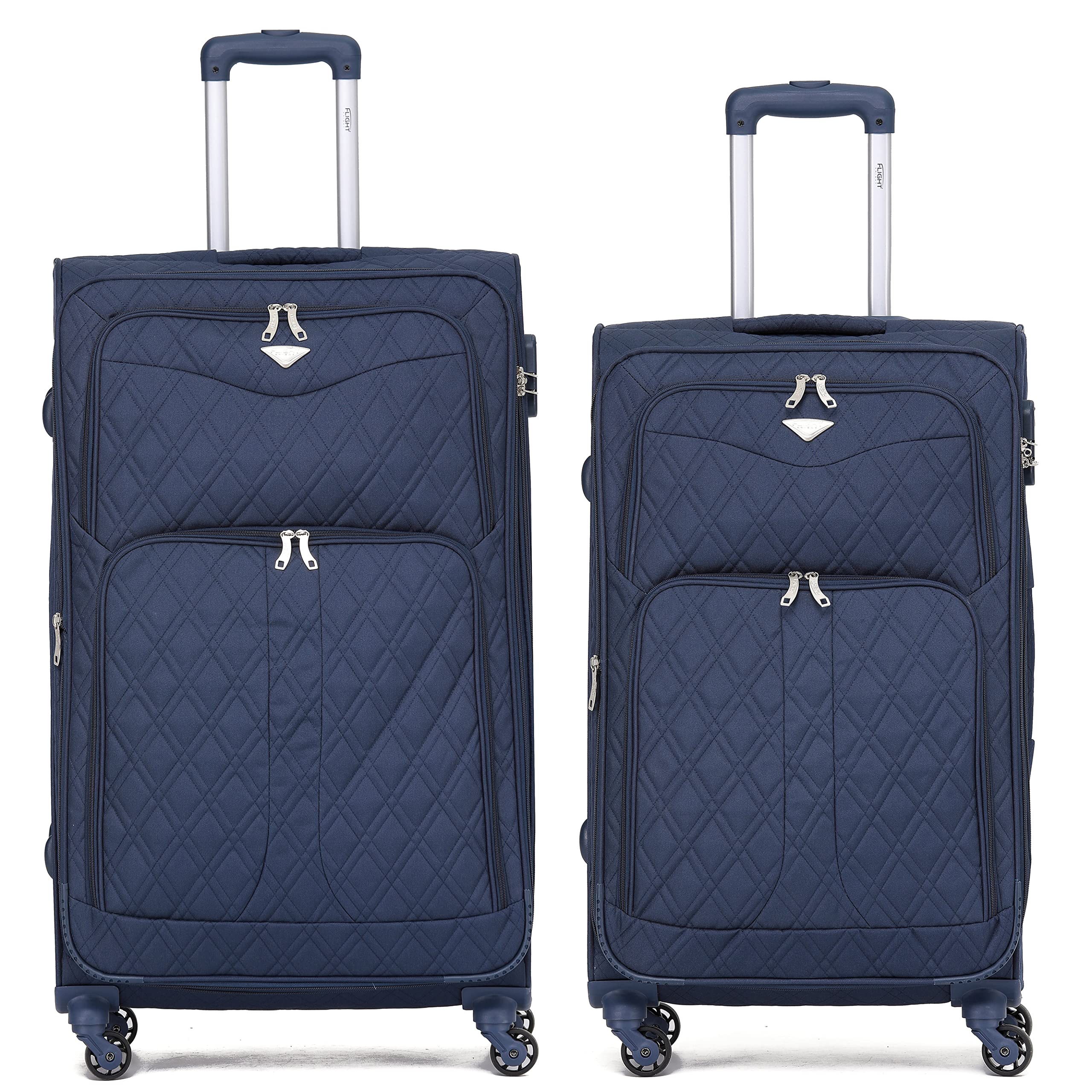Flight Knight Lightweight 4 Wheel 800D Soft Case Suitcases Anti Crack Cabin & Hold Luggage Options Approved for Over 100 Airlines Including easyJet, BA & Many More! — view 20