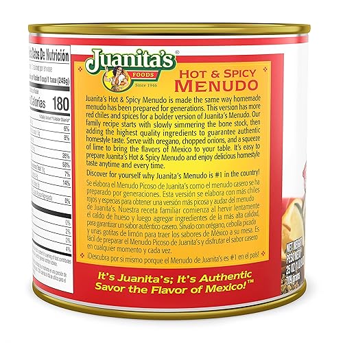 Miniatura 4 de Juanitas Menudo Menudito Sopa 25 onzas -- 12 por caja