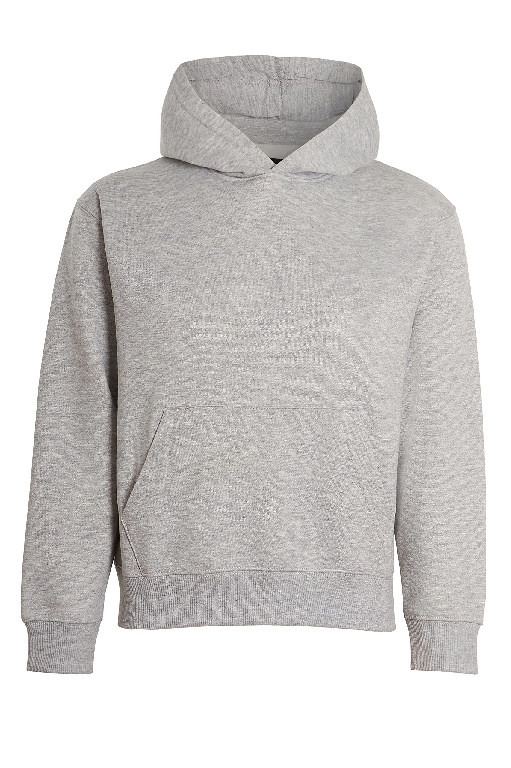 imporio 11 Women's Lightweight Pullover Hoodie Soft Stylish Without Drawstring Ladies Hoodie UK Size S-XL (UK, Alpha, XL, Regular, Regular, Grey)
