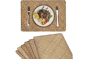 OwnMy Woven Natural Wood Placemats