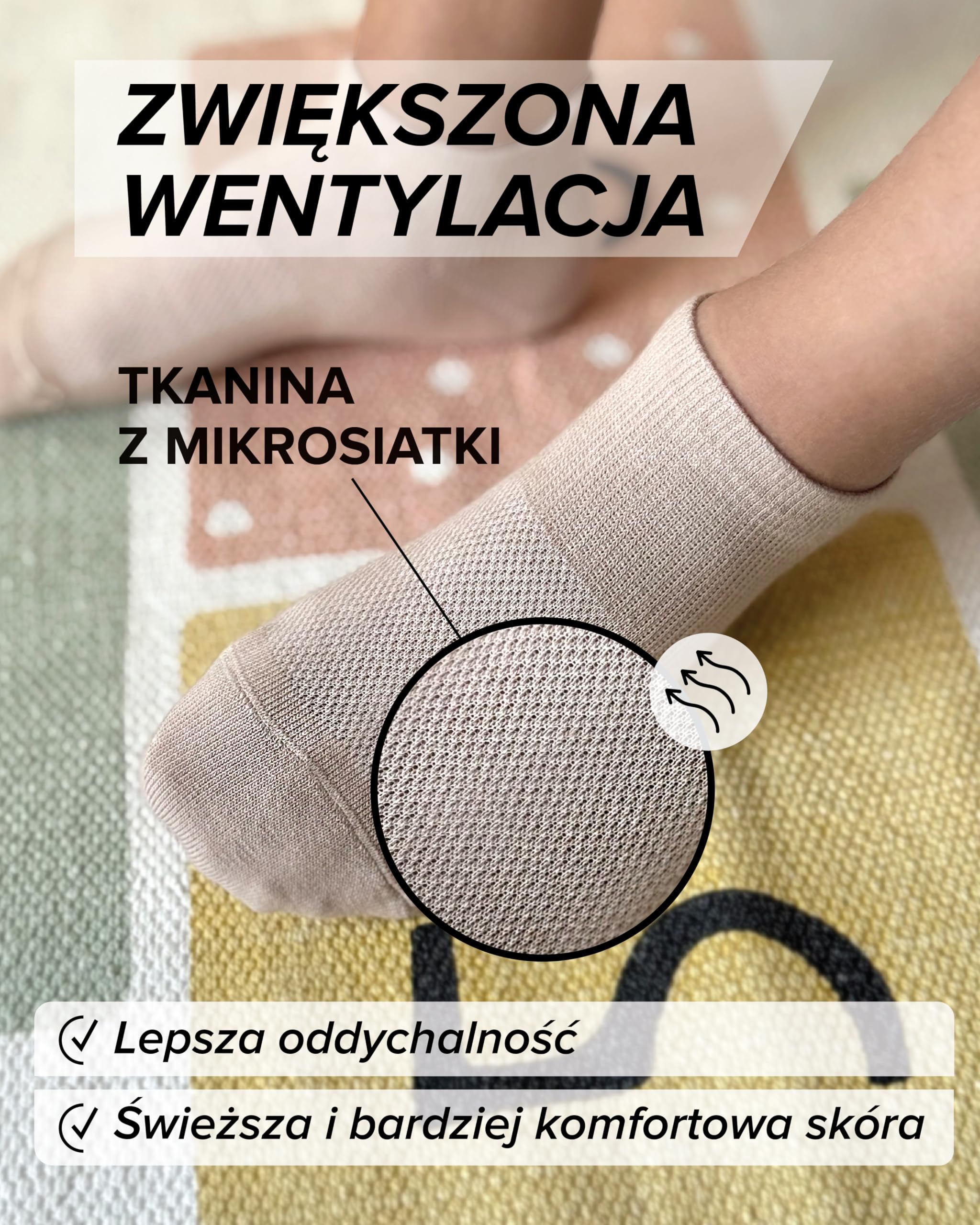 VITSOCKS Kids Thin Soft Breathable 98% COTTON Trainer Socks (4 PAIRS) Fresh Comfortable Feet