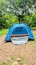 Outdoor Pop Up Captain Tent Water-Resistant Portable Instant Camping Tent for 1-2 Person Tent gallery image