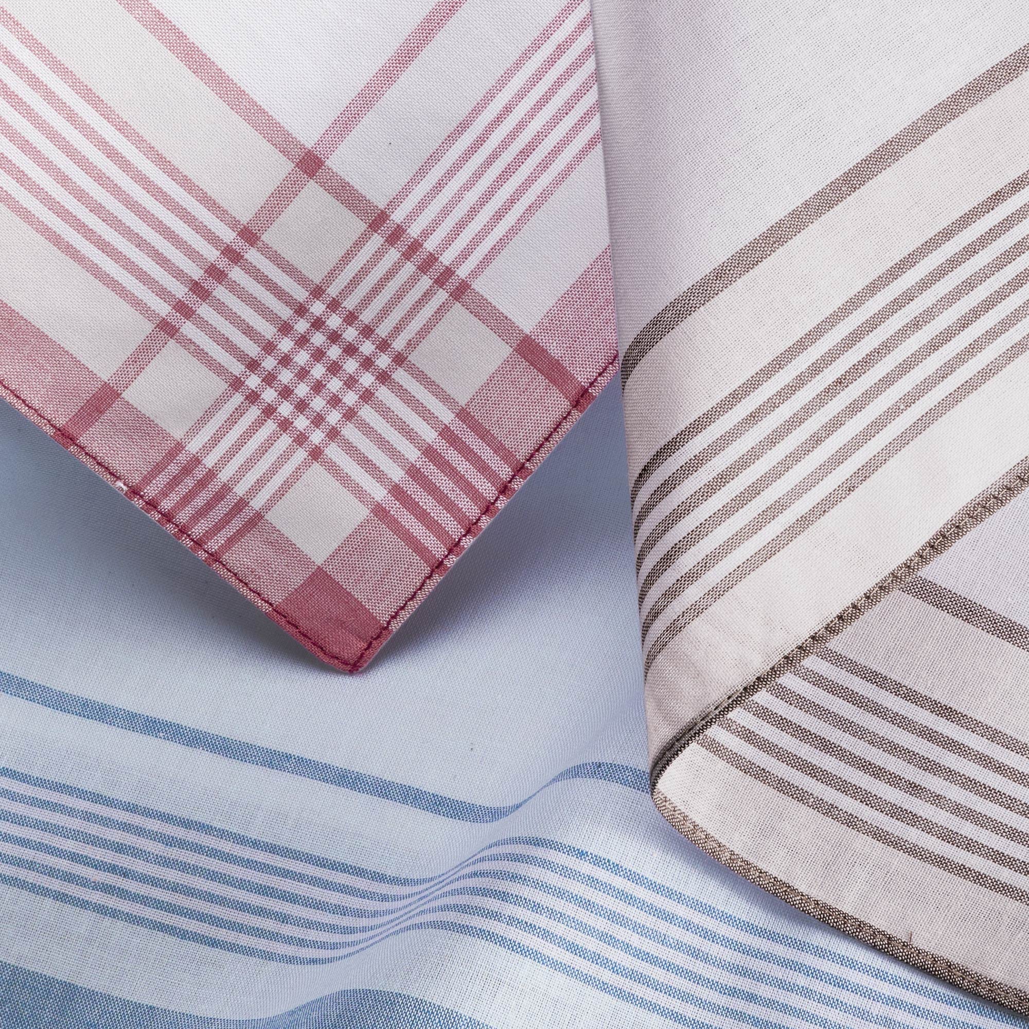 Betz Lot De 4 Mouchoirs En Tissu Pour Homme Dans Un Emballage