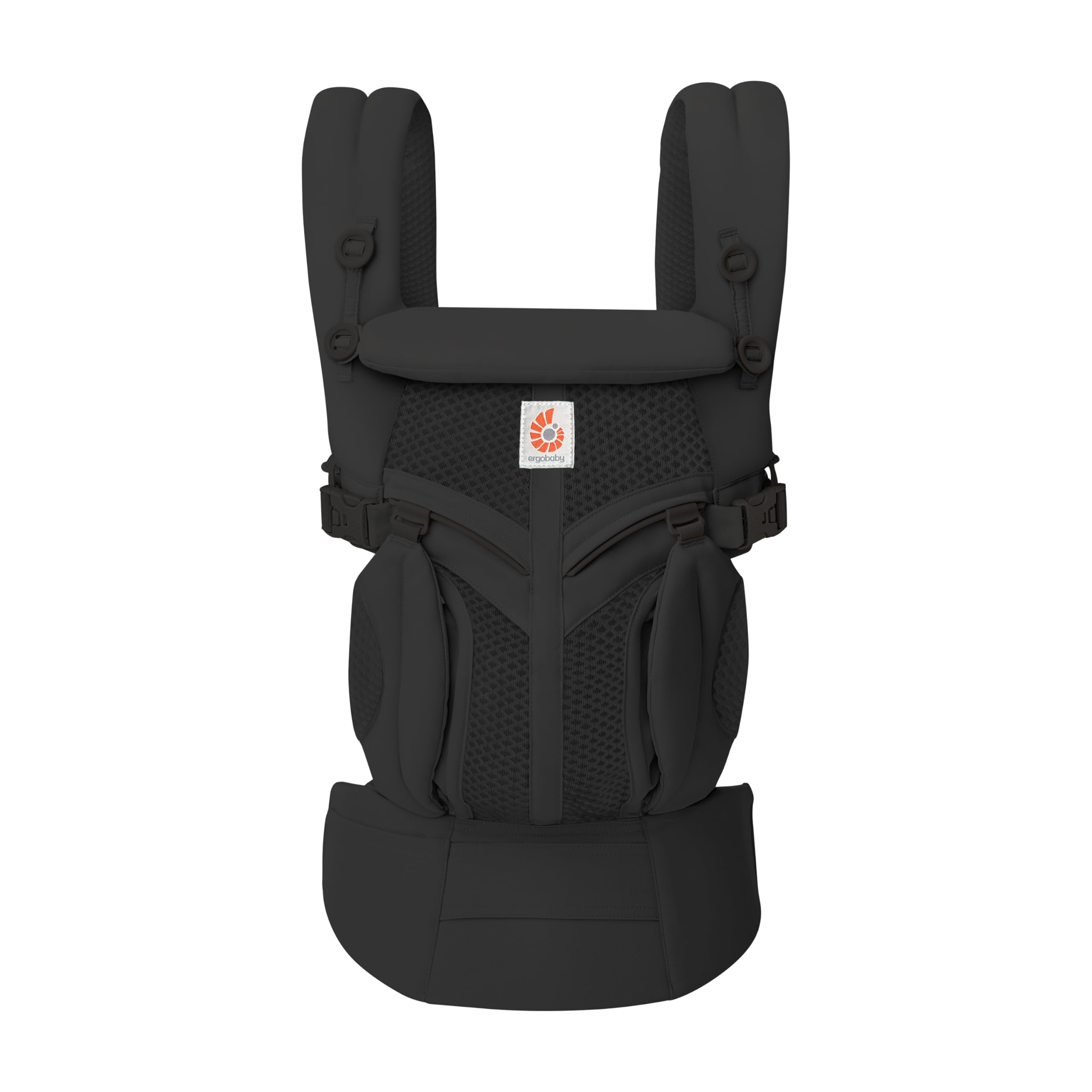 Ergobaby Mochila Portabebe Ergonómico Recien Nacido, Omni Classic Cool Air Mesh, Porta Bebes en Mochilas (Negro Onyx)