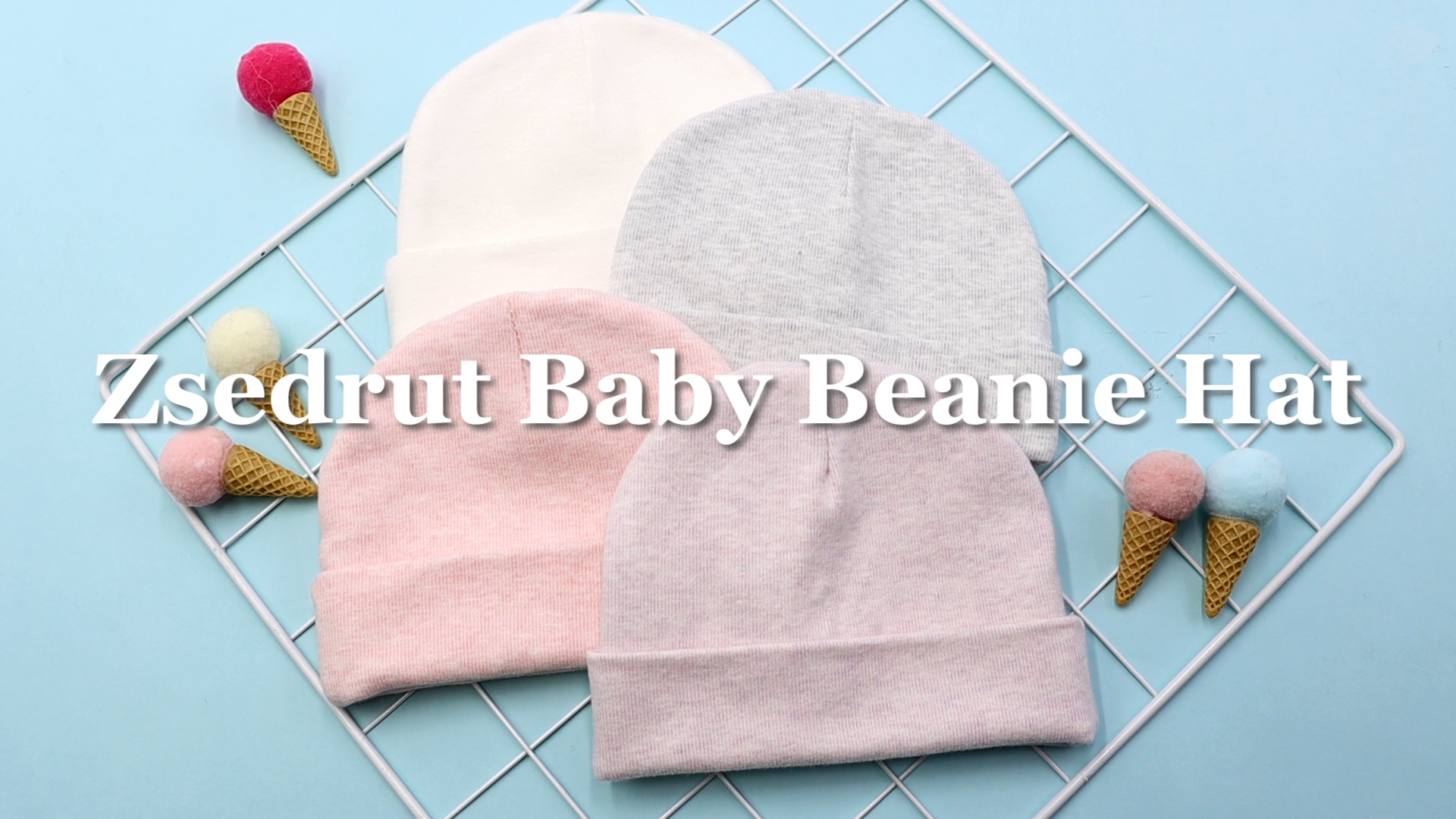 Katie SLITS BABY hat ホワイト SLITS BABY baby hat – Katie Tokyo