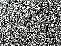 Vista 16 de Anillos de salto de aluminio brillante de 1 libra 14G 1/2" ID (más de 1150 anillos)