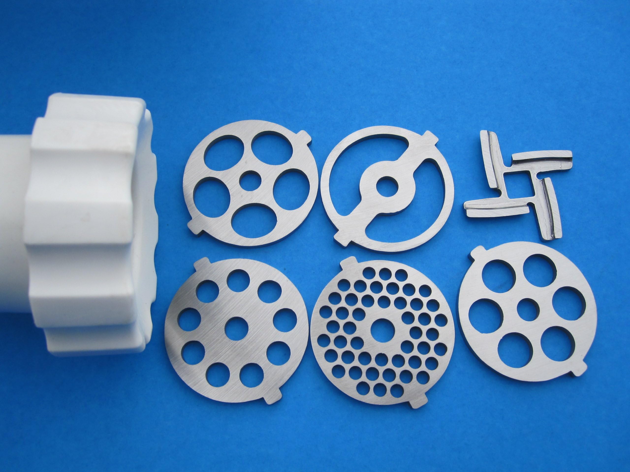 Meat Grinder Plate, Stainless Steel Stuffer Plate Discs for