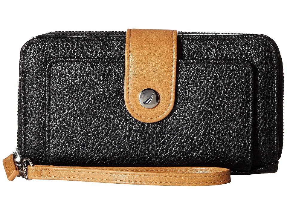 

Nautica Trawler Clutch Wristlet (Black) Wristlet Handbags