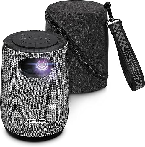 ASUS ZenBeam Latte L1 Proyector Wi-Fi portátil - Proyector de 300 lúmenes, altavoz Bluetooth Harman Kardon integrado, reproducción de video de 3