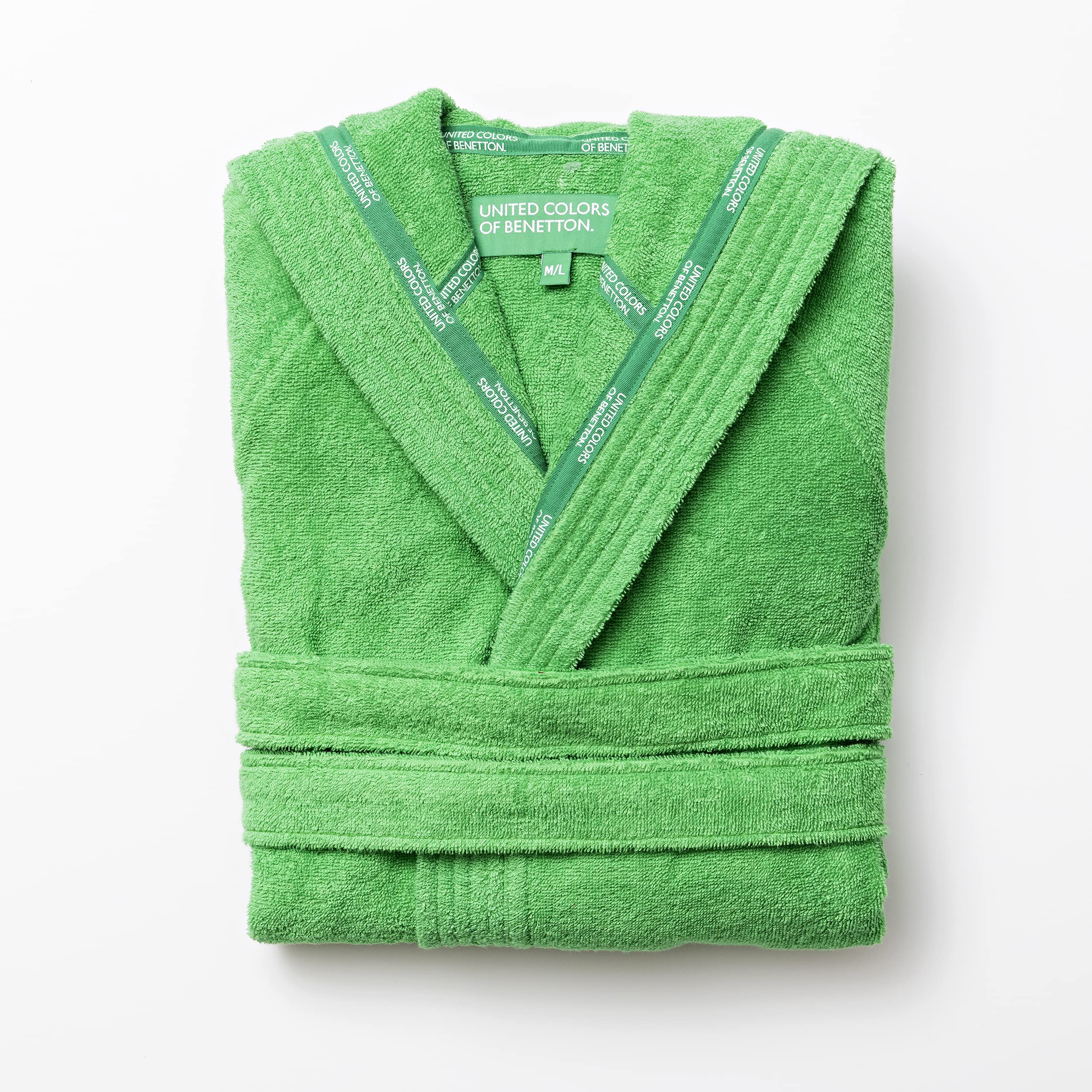 United Colors of Benetton Accappatoio con Cappuccio Unisex-Adulto