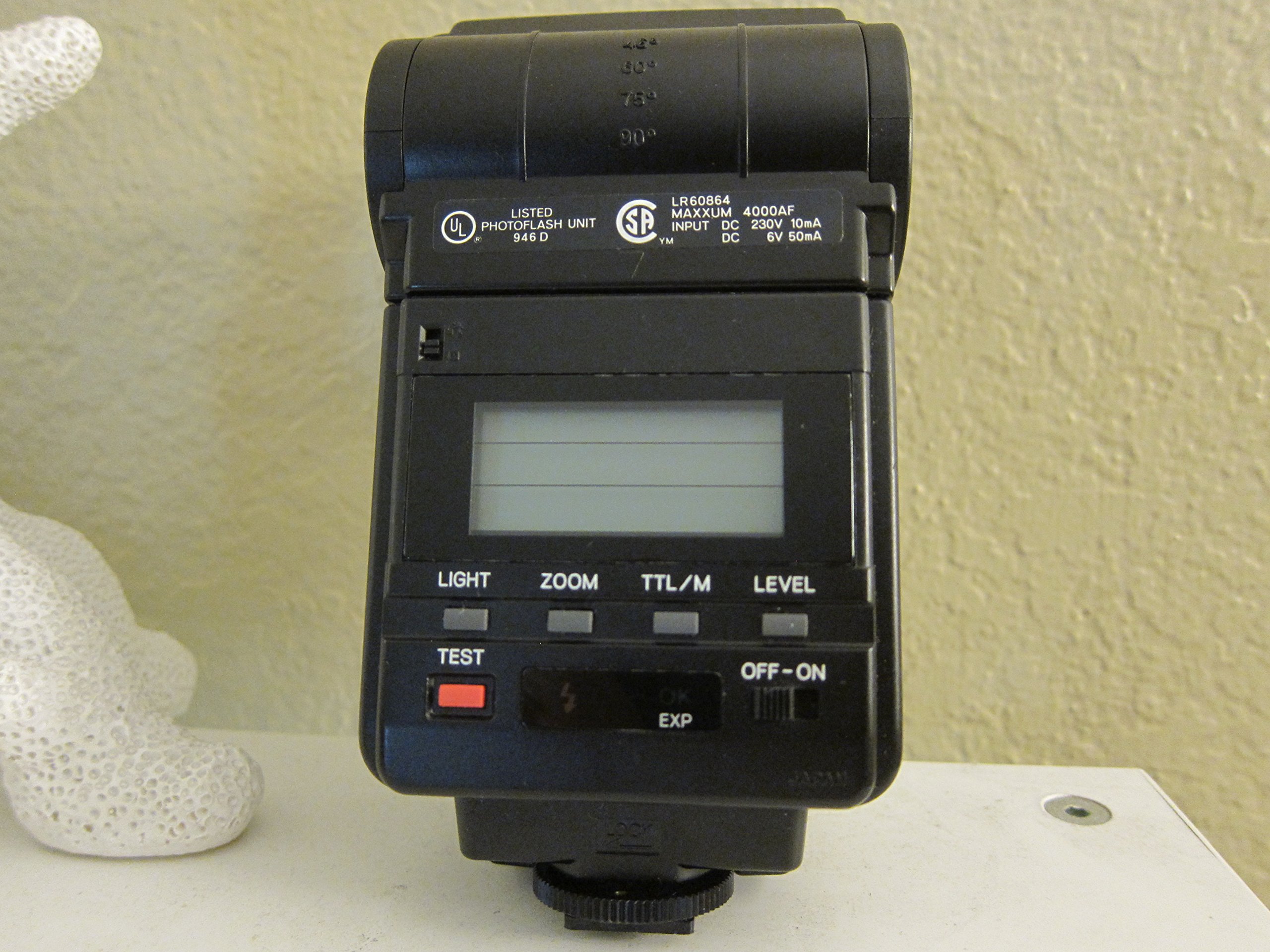 Amazon.com : Minolta 4000AF Flash for Maxxum 5000, 7000, 9000