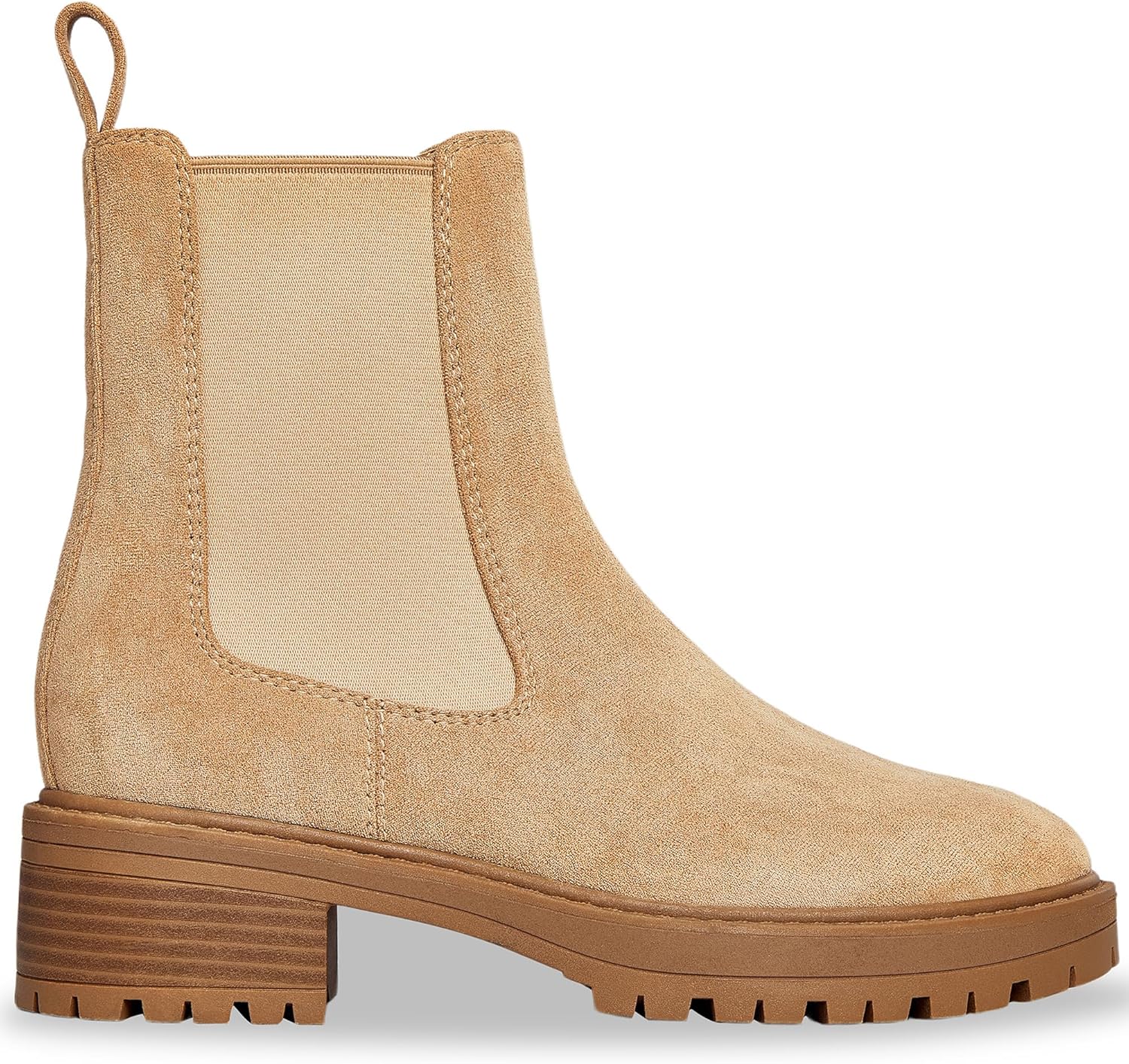 CosyFever Women’s Chelsea Ankle Boots, Low Heel Pull-On Booties, Elastic Side Gore, Comfort Cushioned Insole, Non-Slip TPR Sole - Image 5