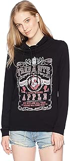 Disney Women's Rebel Rose Long Sleeve Cowls Top