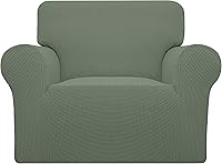 Vista 15 de Easy-Going Funda elástica para sofá de 1 pieza, cubierta de sofá, protector de muebles, suave con parte inferior elástica para niños, de poliéster