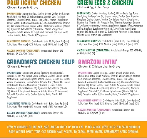 Miniatura 5 de Weruva Paw Lickin' Pals - Comida clásica para gatos, paquete variado, comida húmeda para gatos, latas de 3 onzas (paquete de 24)