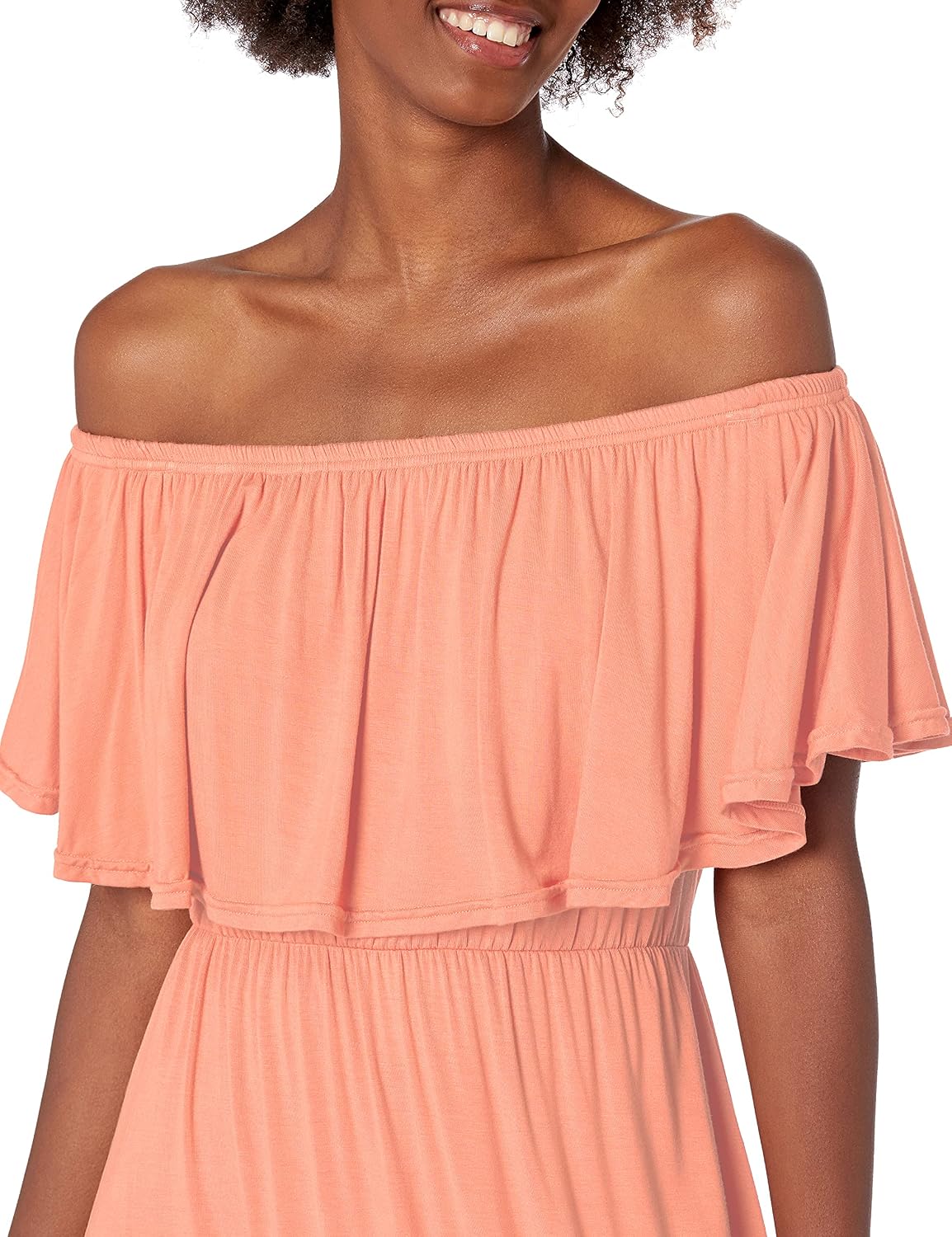 28 Palms Women's Off Shoulder Maxi Dress