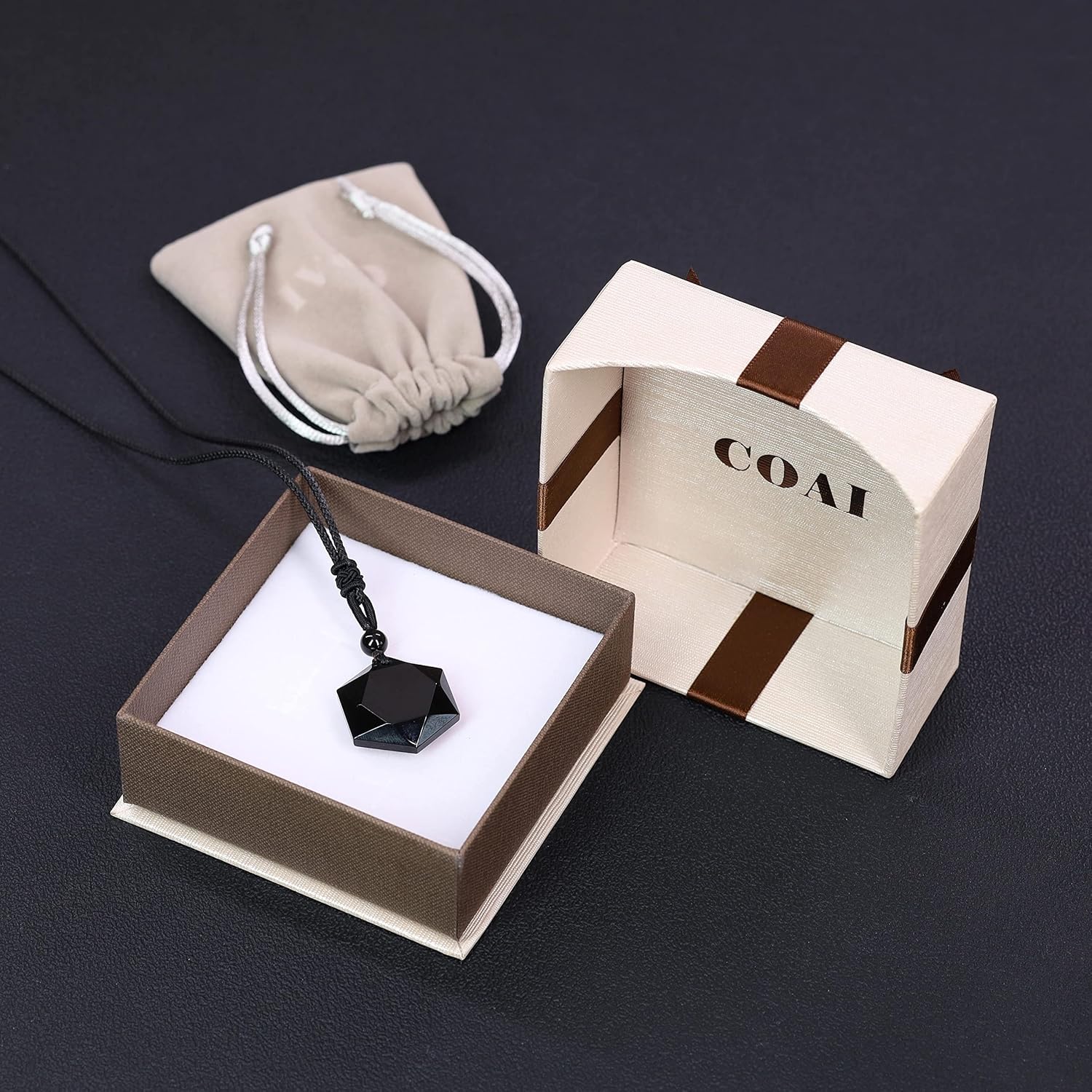 COAI Jewish Jewelry Star of David Crystal Necklace for Women Men - Image 6